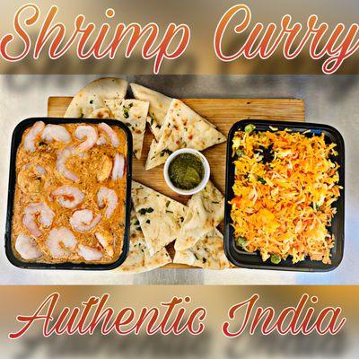 Shrimp curry combo