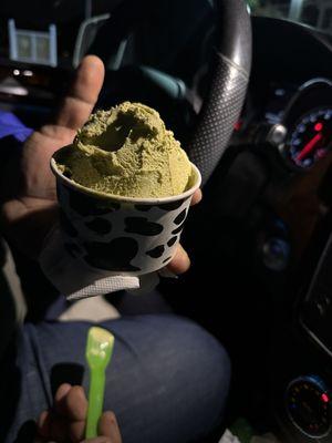 Best pistachios ice cream. Added into May favorite ice cream places