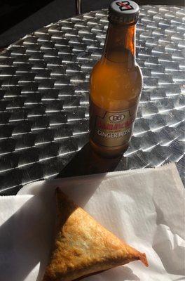 Freshly made Sambusas & Ginger Beer, 12.15.2020.