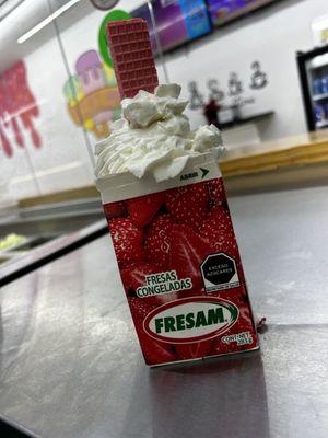 Frozen strawberry