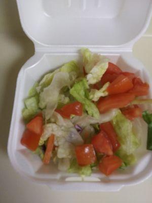 I just picked this up and opened the box when I got home. This is there $5.00 SALAD! REALLY!! $5.00 FOR WHAT? WONT BE BACK! WHAT A RIP OFF!!