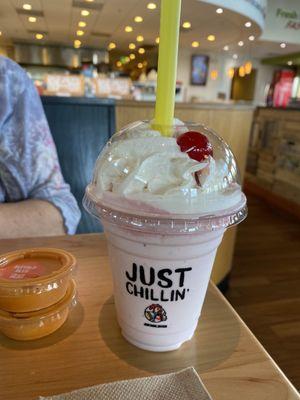 Strawberry milkshake