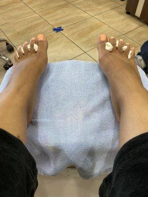 Fresh pedicure