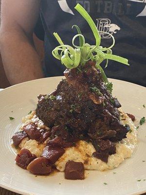 Braised lamb shank