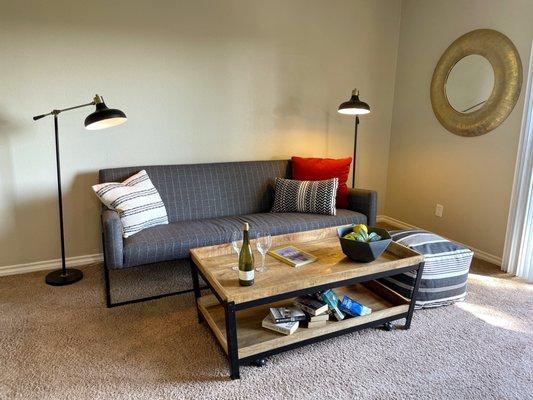 Studio Apartment at Paradise Gardens Apartments in Long Beach, California.