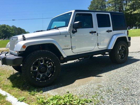 Jeep. Upgrades. Rims. Wheels. Lift