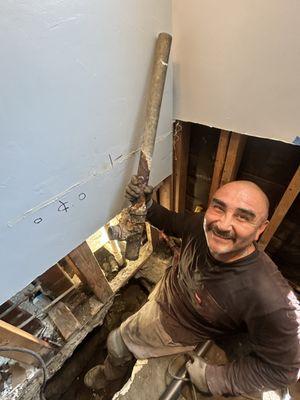 Happy plumber happy life