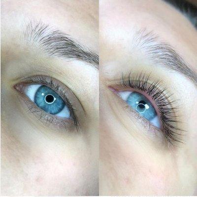 Lash lift at Invisions Day Spa