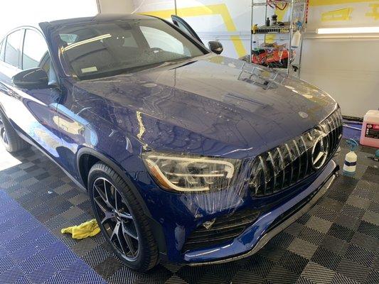 2020 gle Mercedes in for a full front clear bra