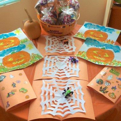 Halloween art crafts