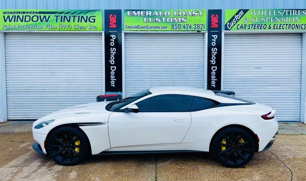 Aston Martin DB11 w/ 3M Ceramic Window Tinting, 3M Clear Bra PPF Paint Protection & 3M Ceramic Coating