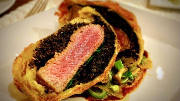 Yes....Lamb Wellington!