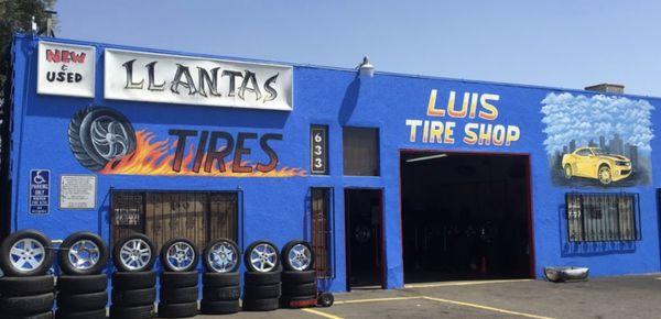 Luis Tire Shop front view!