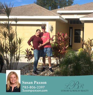 This is what it's all about! Seeing my clients happy, in front of their dream home!