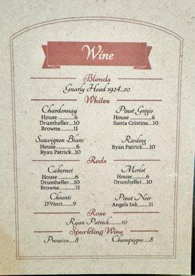 Menu - 11/2024 - WINE