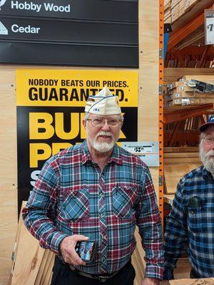 Build Your own Menorah Day at Grafton Home Depot Sponsored in cooperation with the WI Jewish War Veterans and Chabad of Milwaukee.