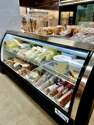 Aquino's deli case.