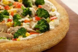 Homemade Vegetable Pizza- your choice of dough and healthy toppings!