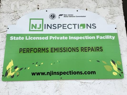 We are certified for NJ state inspections.