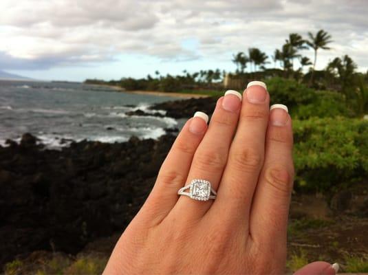 Aspen's magic diamonds. Maui was beautiful but not as beautiful as her : )