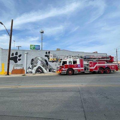 San Antonio Fire Department came to check out The Bully Stop!