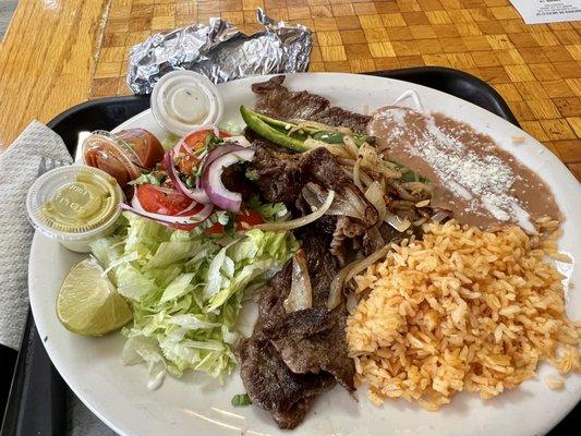 Carne asada $13.50