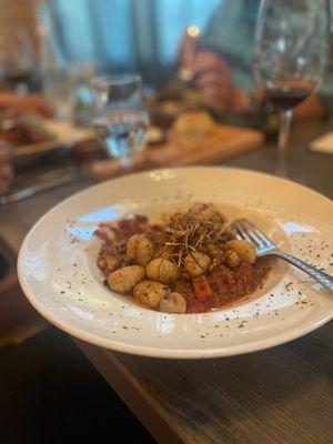 Gnocchi with YAK bolognese. I mean come on.