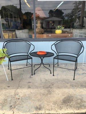 Mid Century Bistro Set