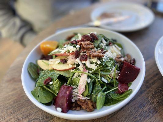 Spinach and Beet Salad