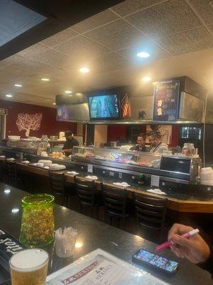 The sushi bar