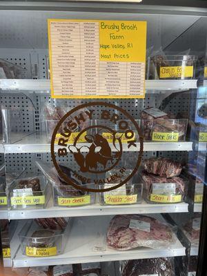 Locally raised and prepared meats