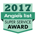 4th year in a row. Angie's List Super Service Award.