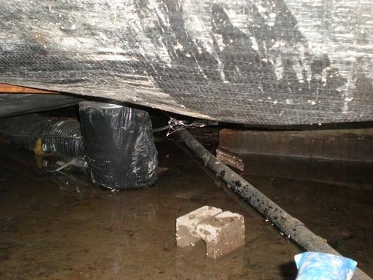 Flooded Crawlspace