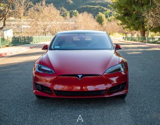 Tesla Model S in for a fresh look!