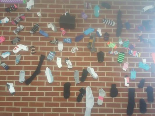 Lost Sock Wall!