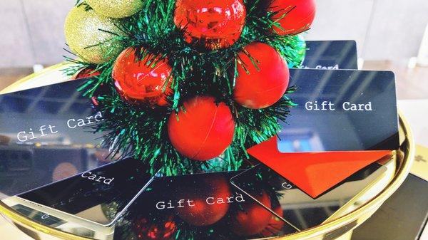 Gift Cards available at any value for Xmas gift idea