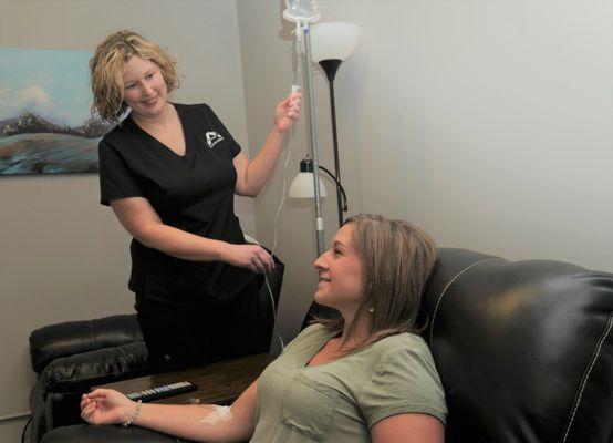 Patients feel great after a Vitamin IV Therapy session.  Only $79 for New Patient's first IV!  Book today!