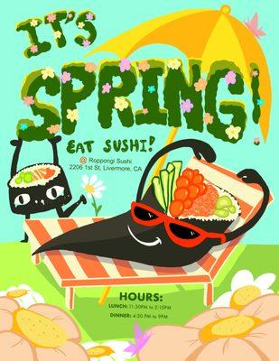 Celebrate Spring with Roppongi Sushi