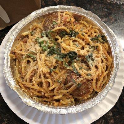 Spaghetti and Meatballs