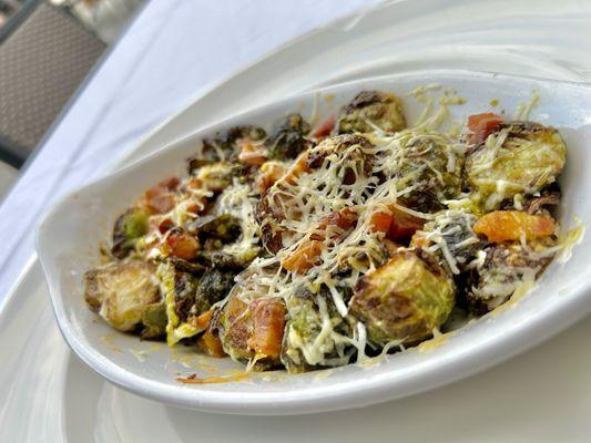 Brussel sprouts with pecorino