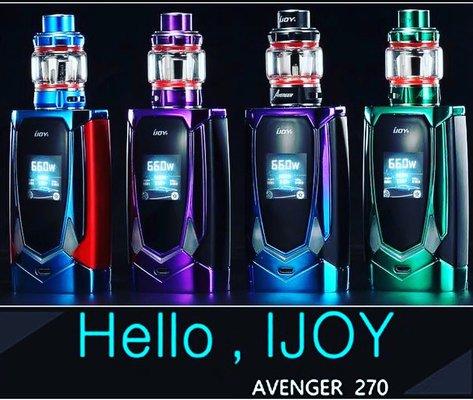 Come grab yourself the Ijoy Avenger 270 with voice command!! At Zen Vapors !