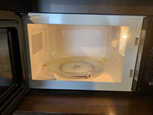 Microwave in room. Not even kidding.