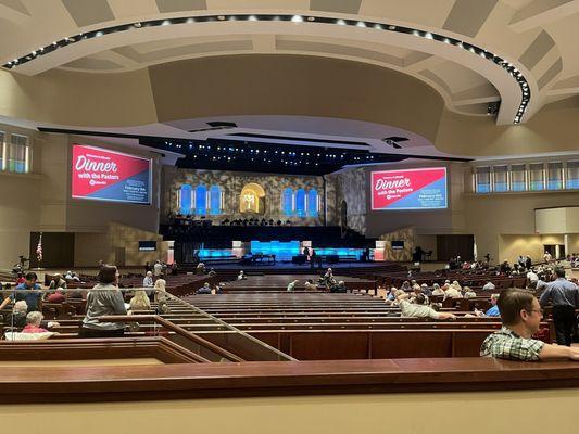 Main worship area