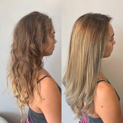 Going Blonde 
Hairartist: Mae Jones
IG: @passionate_hairartist