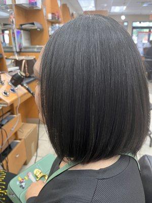 Permanente straight perm by Wei