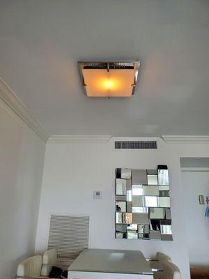 Light Fixture installation.