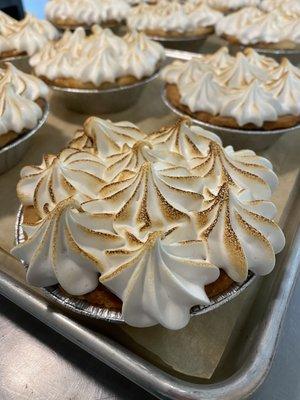 Organic gluten-free vegan lemon meringue pie