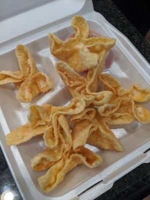 Cream cheese wontons