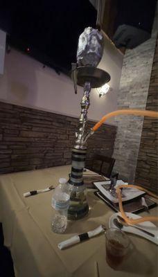 White peach hookah