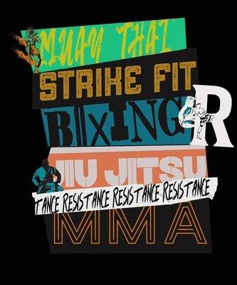 Muay Thai
 Strike Fit
 Boxing
 Jiu Jitsu
 MMA